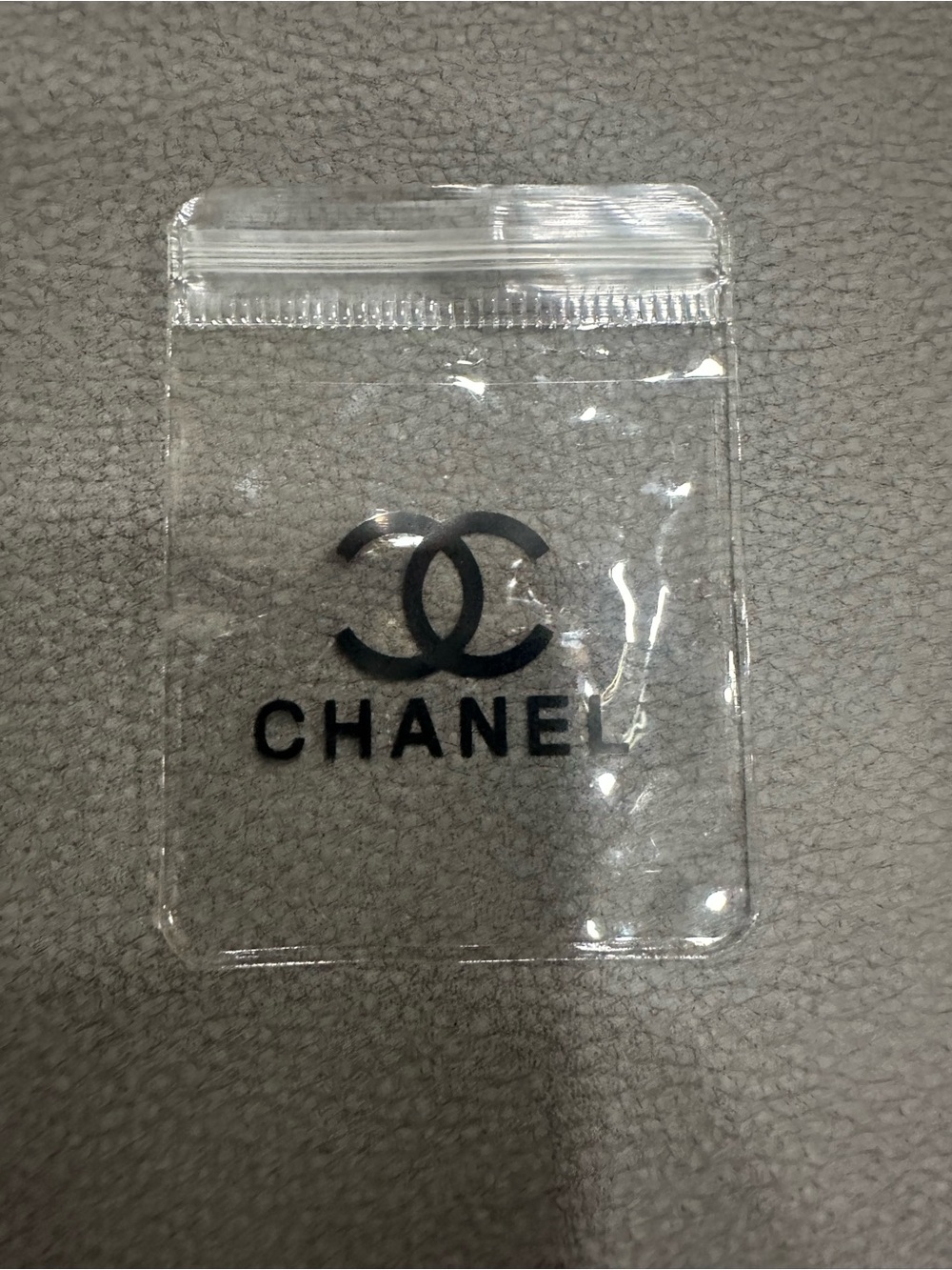 Chanel ring pouch clear jewelry pouch